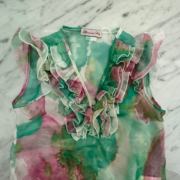 Miss Blumarine NWOT Pool Coverup Dress Size 8 - Picture 4 of 10